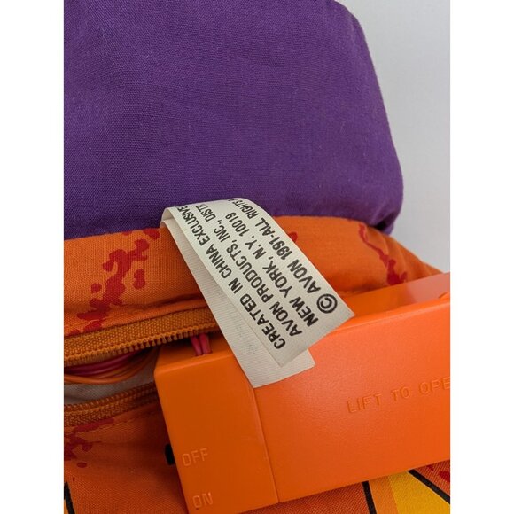 Vtg1991 Avon Light Up Jack O Lantern Pumpkin Plush 12” Halloween Decor READ - Picture 10 of 14